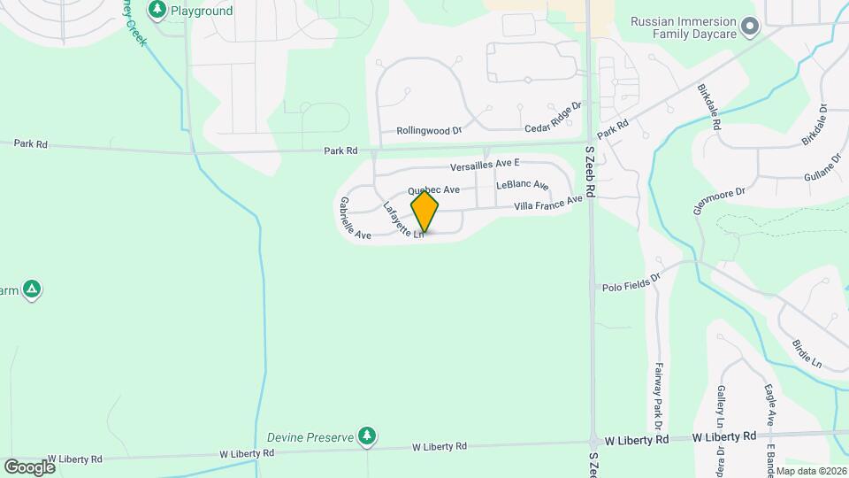 5913 Lafayette Ln Map and Location Details