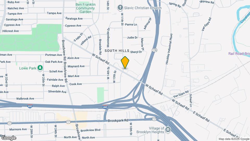 1026 W Schaaf Rd Map and Location Details