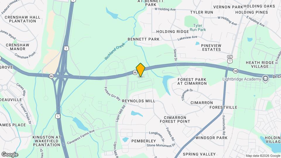 1501 Village Hall Ln Map and Location Details