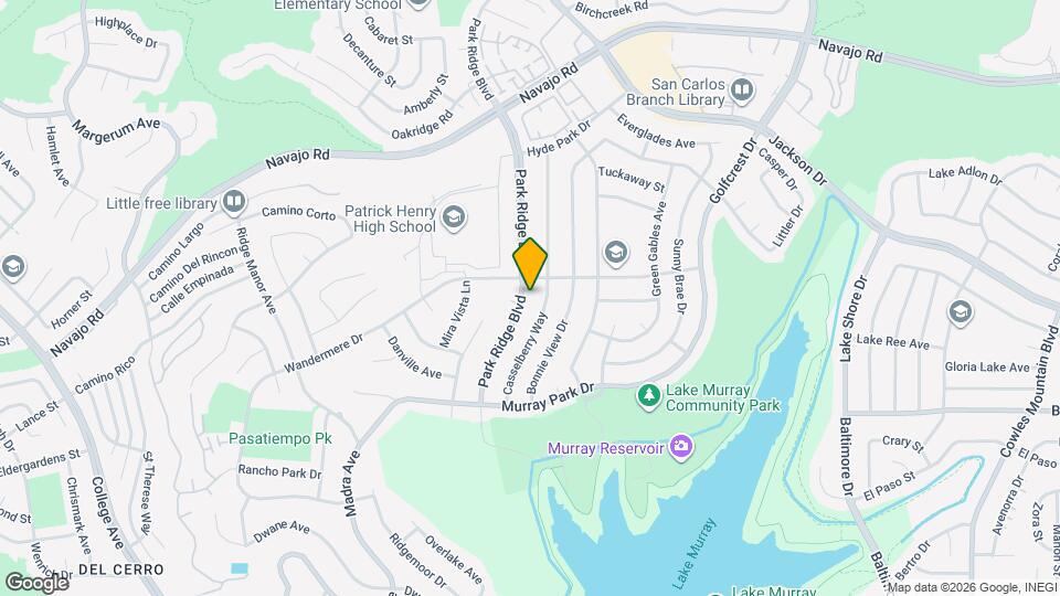 6563 Park Ridge Blvd, Unit 1 Map and Location Details