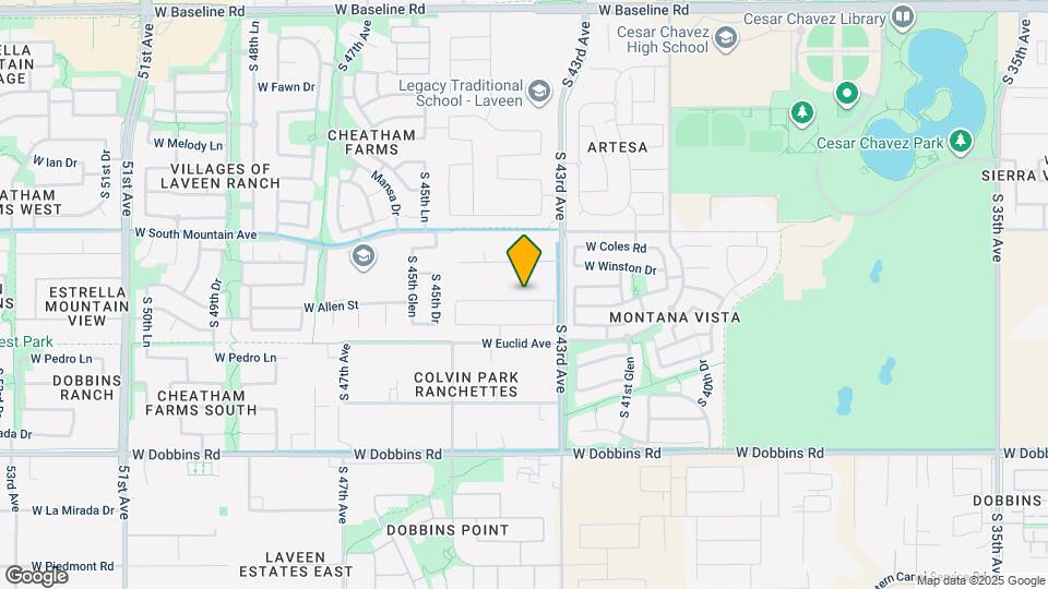 4354 W Allen St Map and Location Details