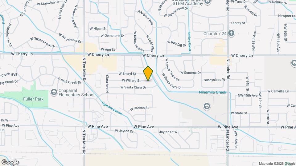 2497 W Willard St Map and Location Details