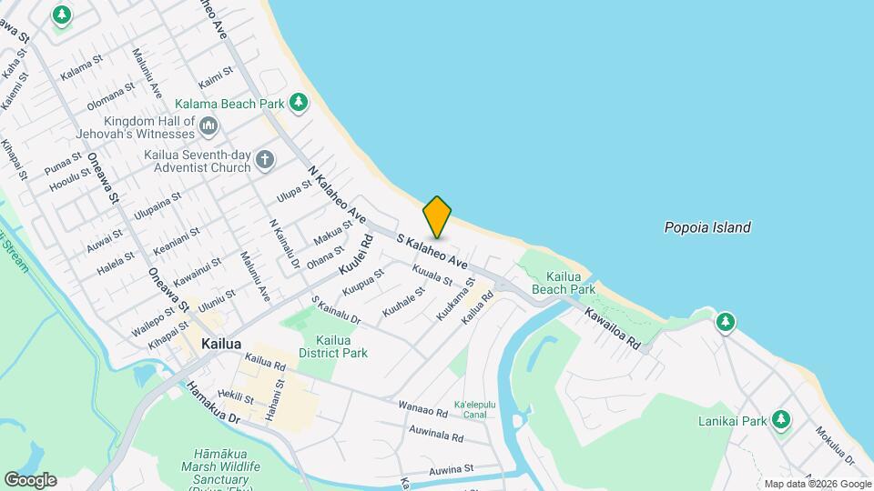 112 S Kalaheo Ave Map and Location Details