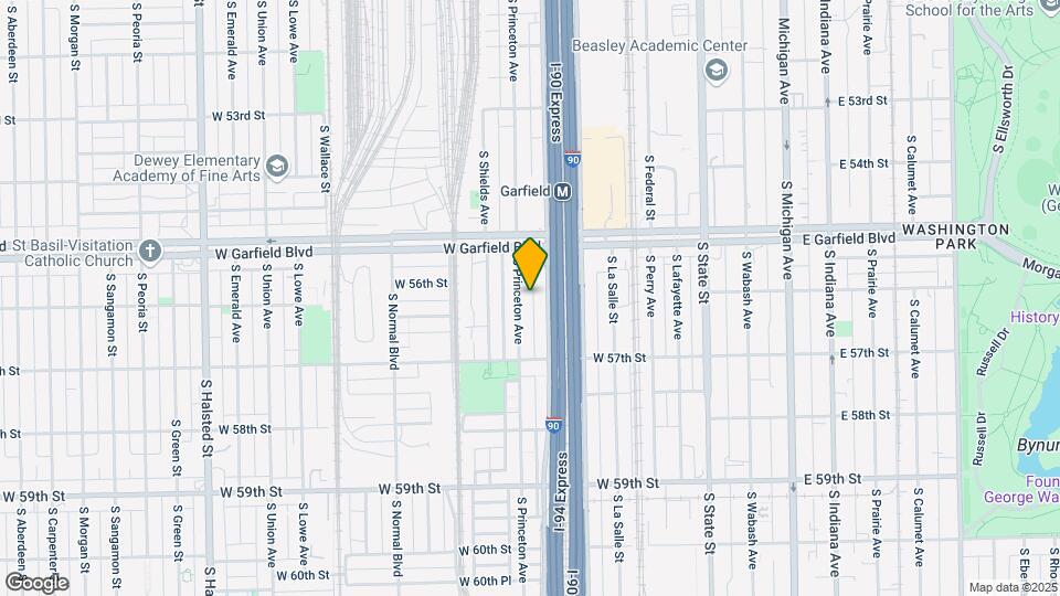5539 S Princeton Ave Mapa y Detalles de la Ubicación