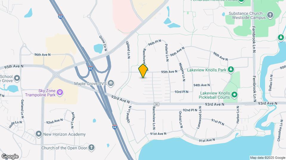 9477 Ranchview Ln N Map and Location Details