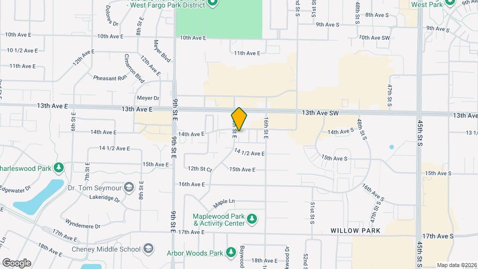 1401 14th St E Map and Location Details