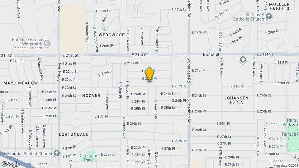 5823 E 23rd St Map and Location Details