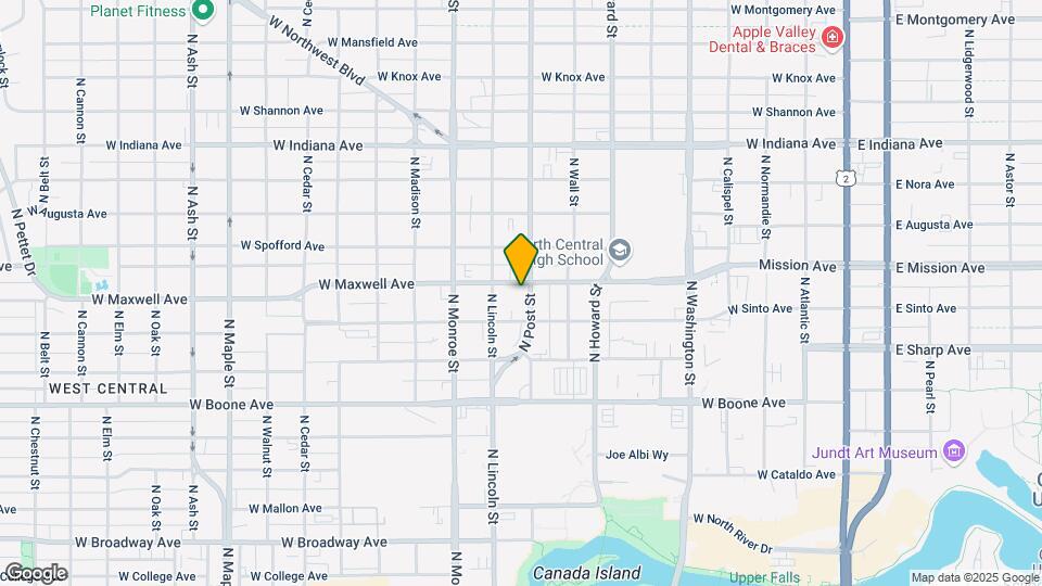1423 N Post St Mapa y Detalles de la Ubicación