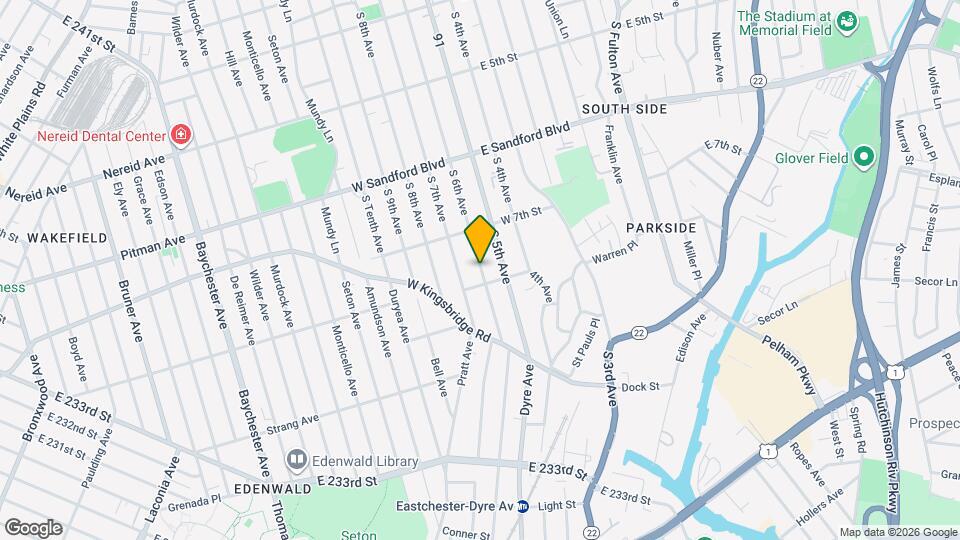 638 S 6th Ave Map and Location Details