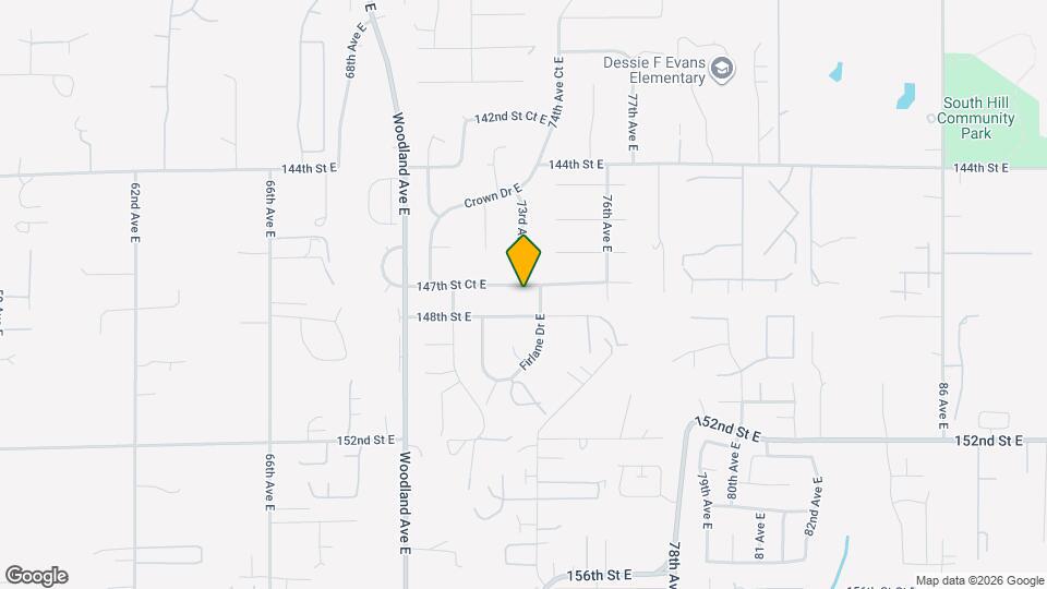7316 147th St Ct E Map and Location Details