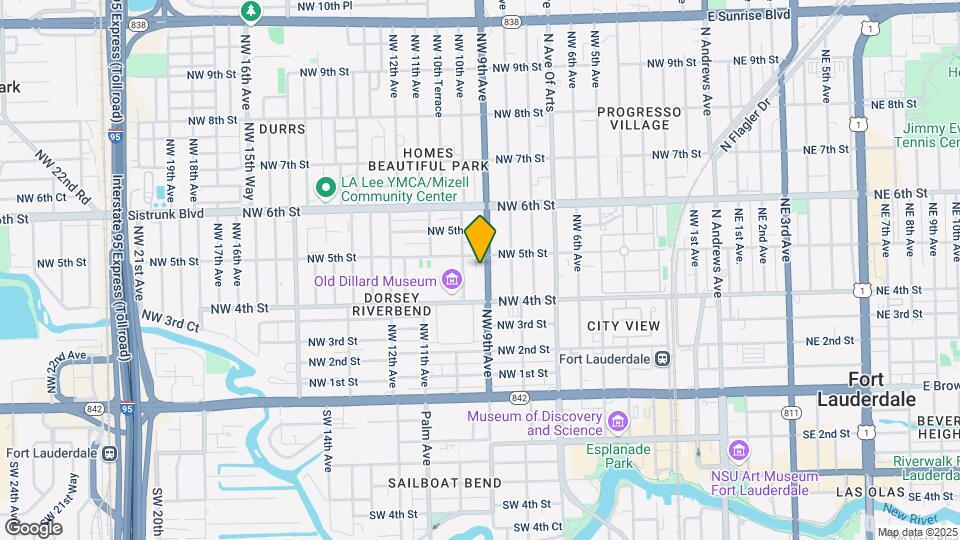 429 NW 9th Ave Map and Location Details