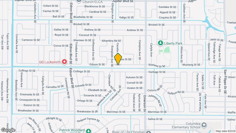 724 Starland St SE Mapa y Detalles de la Ubicación