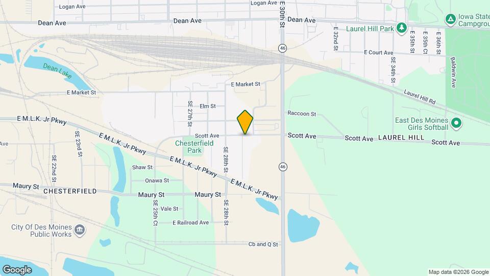 2837 Scott Ave Map and Location Details