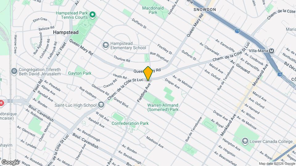 6010 Côte Saint Luc Rd Rd Map and Location Details