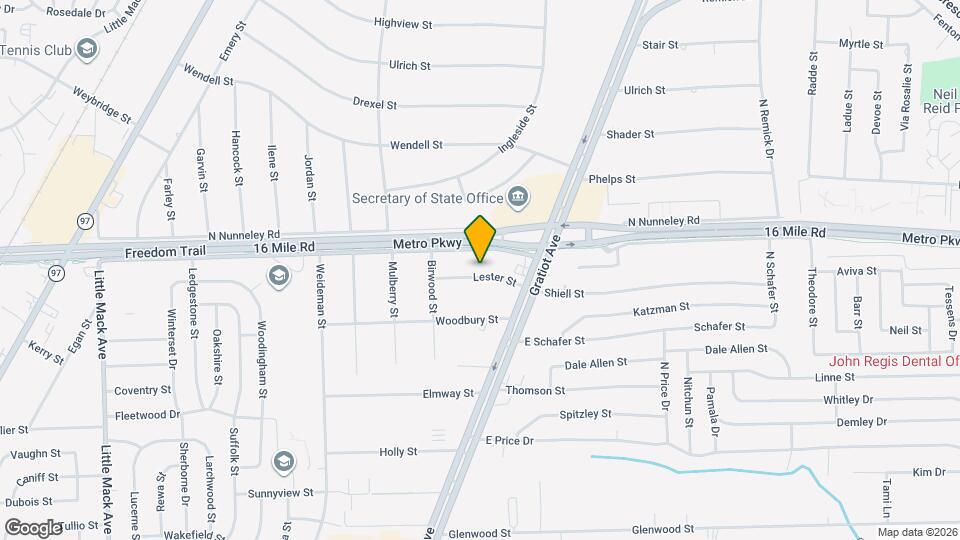 22031 Lester St Map and Location Details