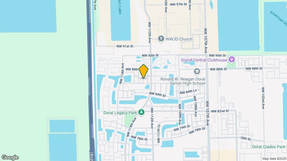 8663 NW 112th Pl Mapa y Detalles de la Ubicación