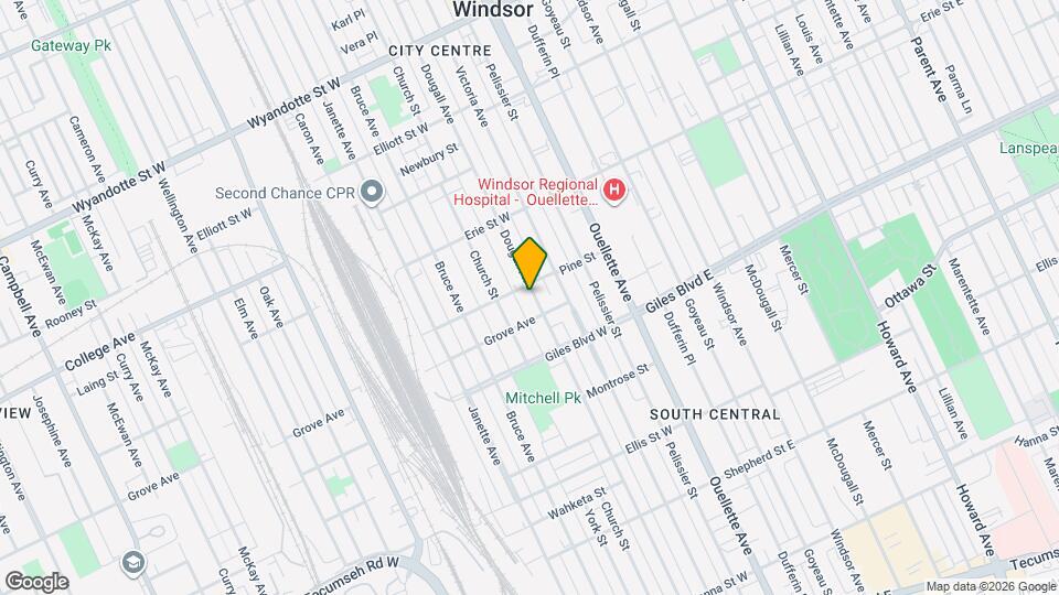 1117 Dougall Ave Map and Location Details