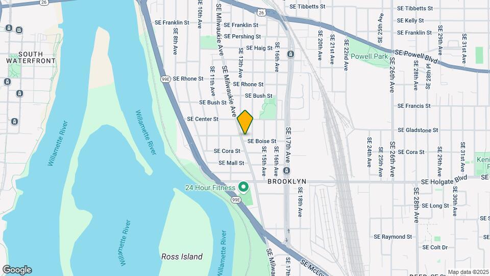 1325 SE Boise St Map and Location Details