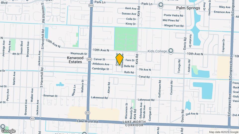 721 Greene Ave Mapa y Detalles de la Ubicación