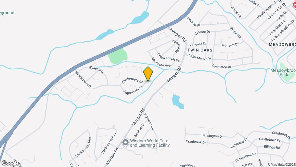 3502 Edgeworth Dr Map and Location Details