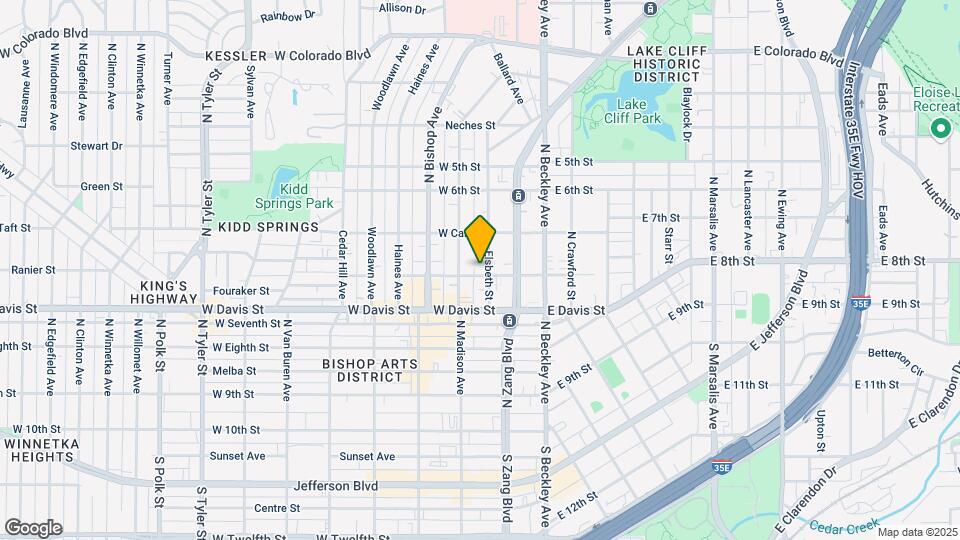 701 Elsbeth St Map and Location Details
