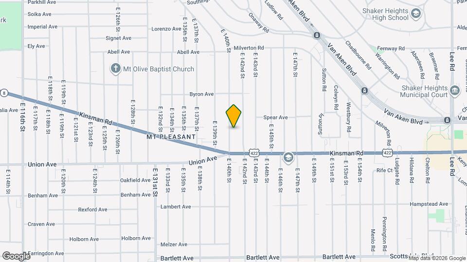 3447 E 140th St, Unit 4 Map and Location Details