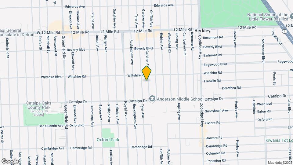 2811 Gardner Ave Map and Location Details