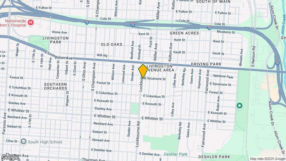 914 Lockbourne Rd Map and Location Details