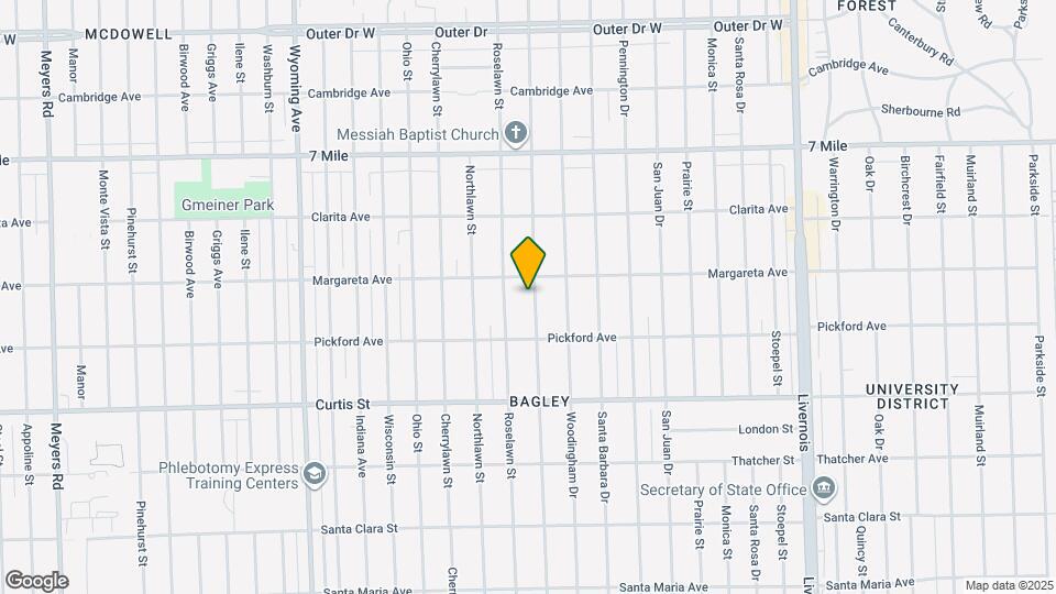 18483 Greenlawn St Map and Location Details