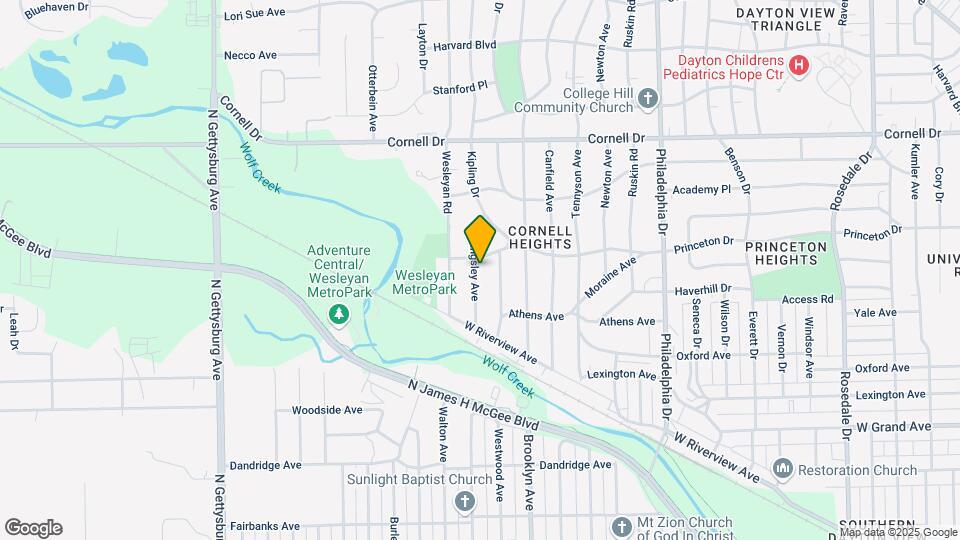 1370 Kingsley Ave Map and Location Details