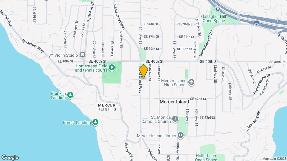 4060 Island Crest Way Map and Location Details
