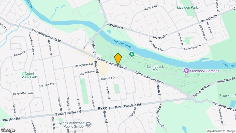 1200 Commissioners Rd W Map and Location Details