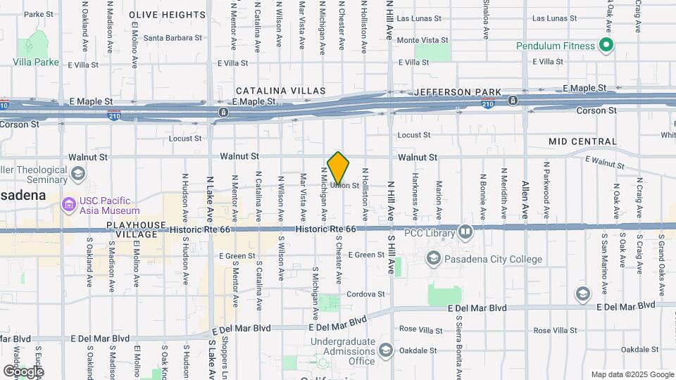 103 N Chester Ave Map and Location Details