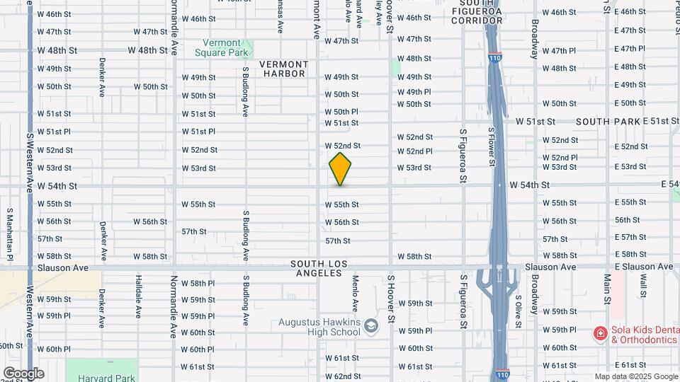 924 W 54th St Map and Location Details