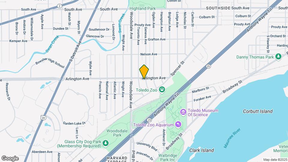 910 Geneva Ave Map and Location Details