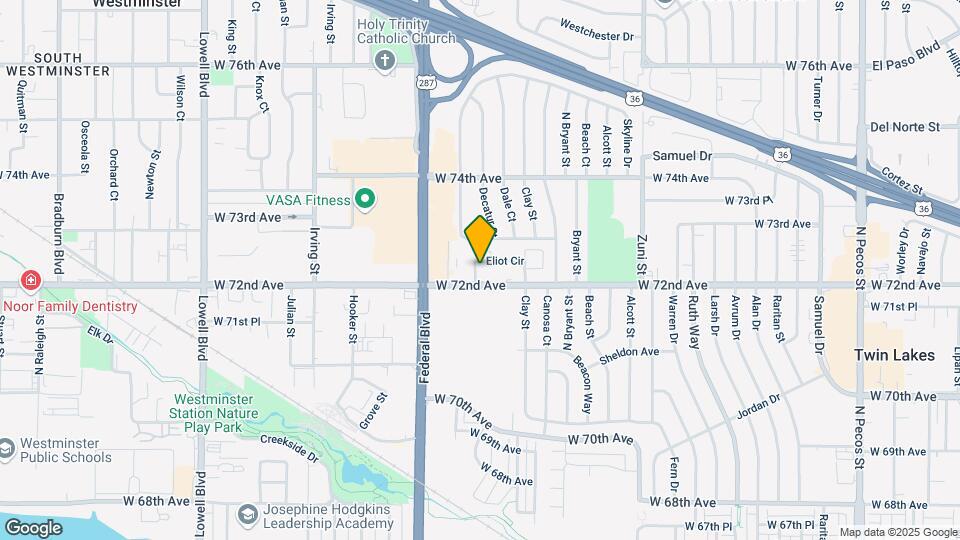 2871 Eliot Cir Map and Location Details