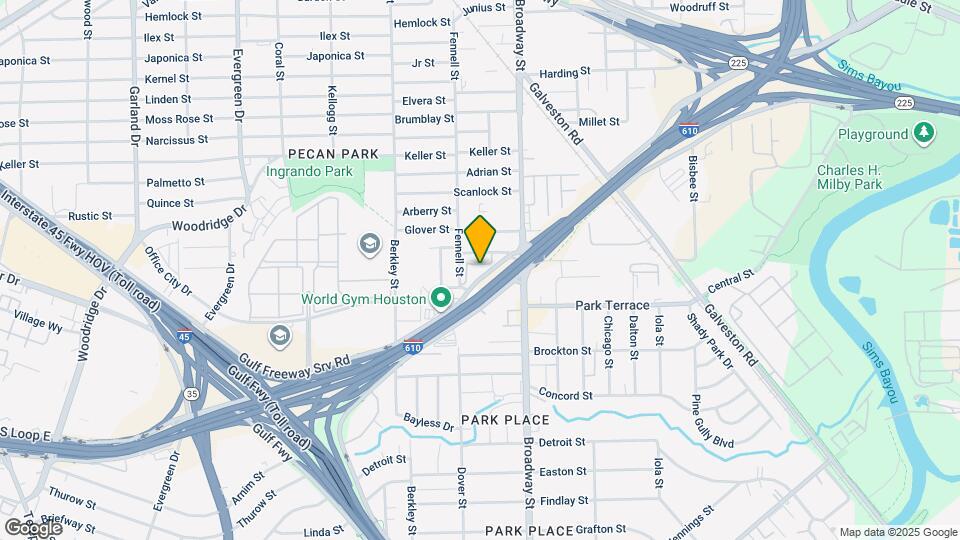 8001 S Loop E Map and Location Details