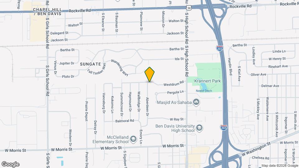 621 Aberdeen Dr Map and Location Details