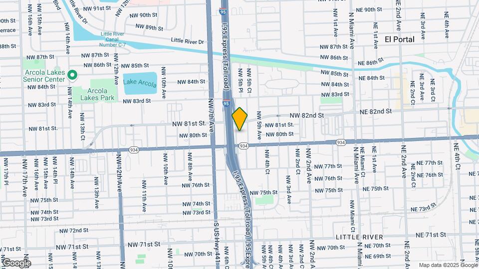 7945 NW 6th Ave Map and Location Details