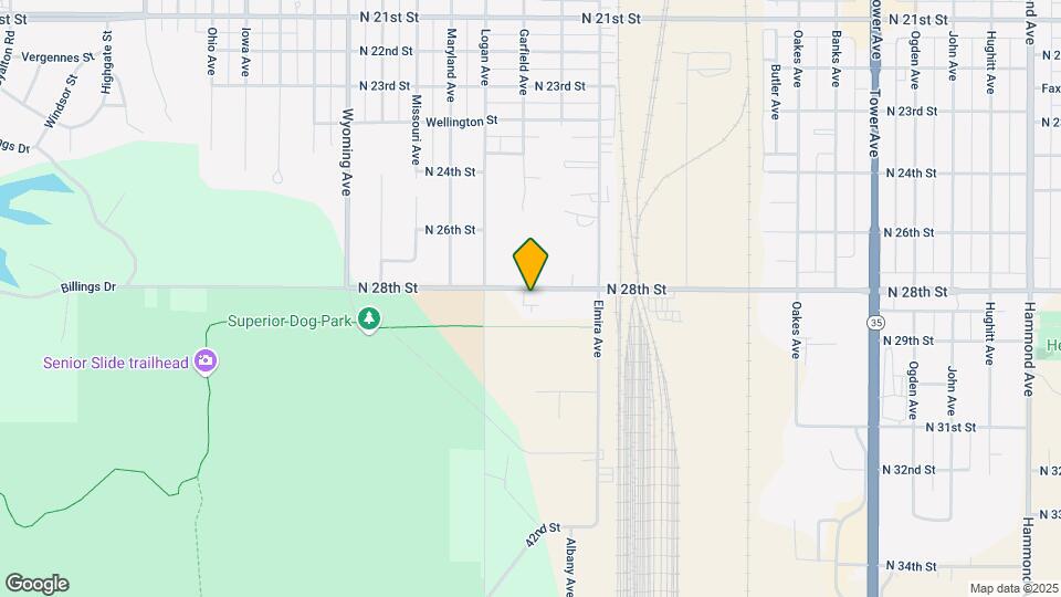 2616 N 28th St Map and Location Details