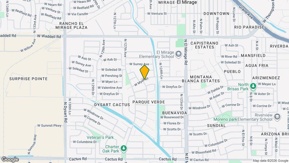 12541 W Myer Ln Map and Location Details