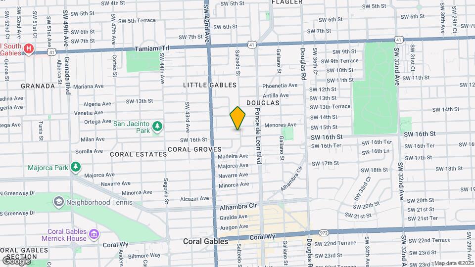 1514 Salzedo St Map and Location Details