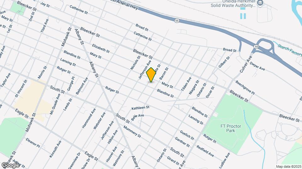 1205 Blandina St Map and Location Details