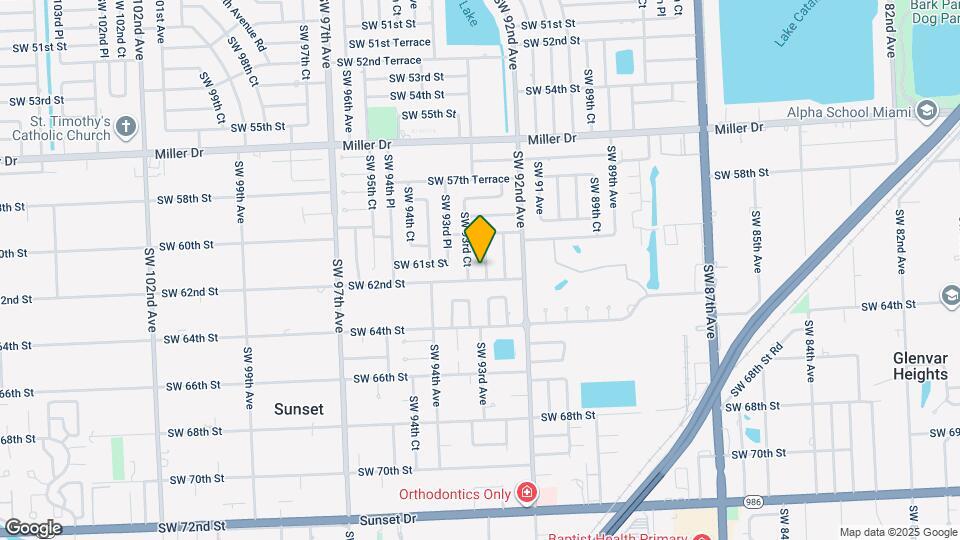 6120 SW 93rd Ave Map and Location Details