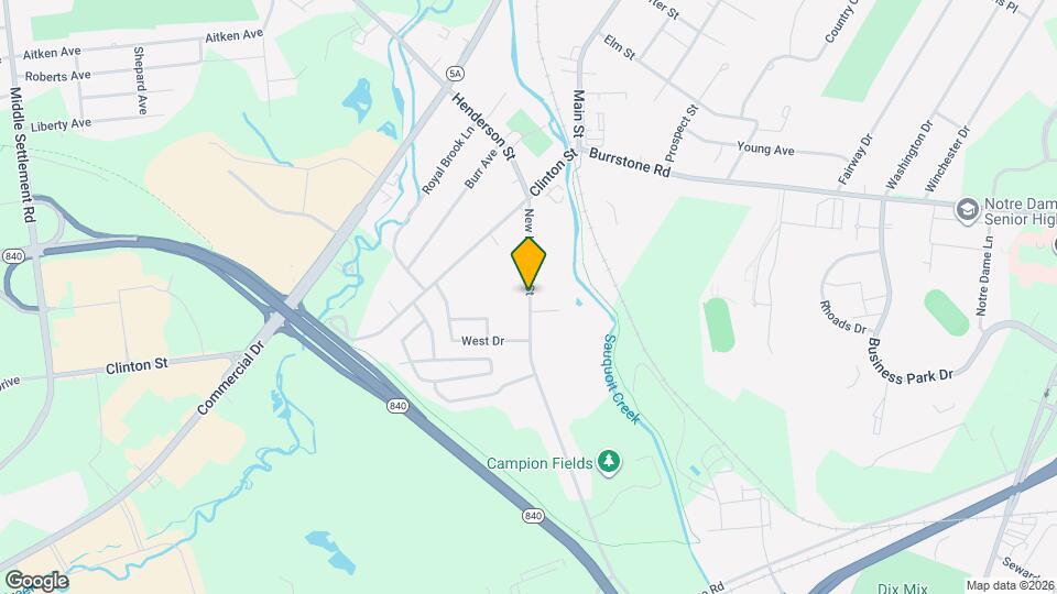 40 New Hartford St Mapa y Detalles de la Ubicación