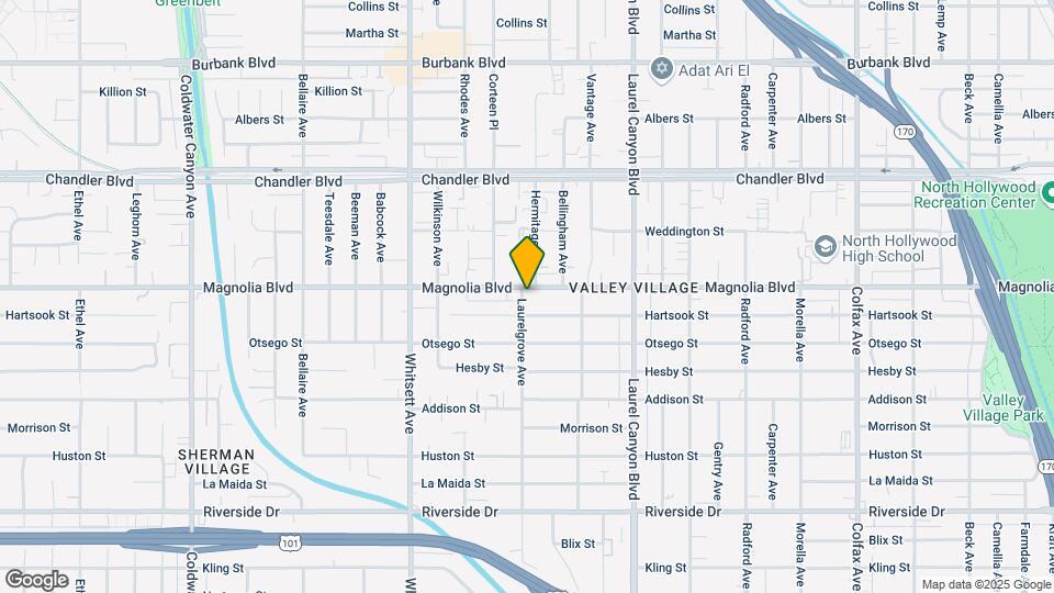 12260 Magnolia Blvd Mapa y Detalles de la Ubicación