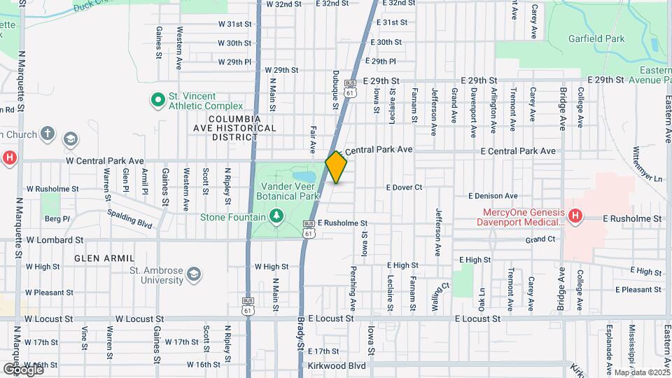 201 E Dover Ct, Unit Upper Map and Location Details
