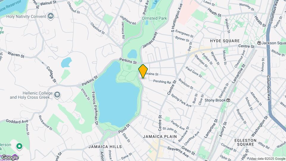 370 Jamaicaway, Unit F Map and Location Details