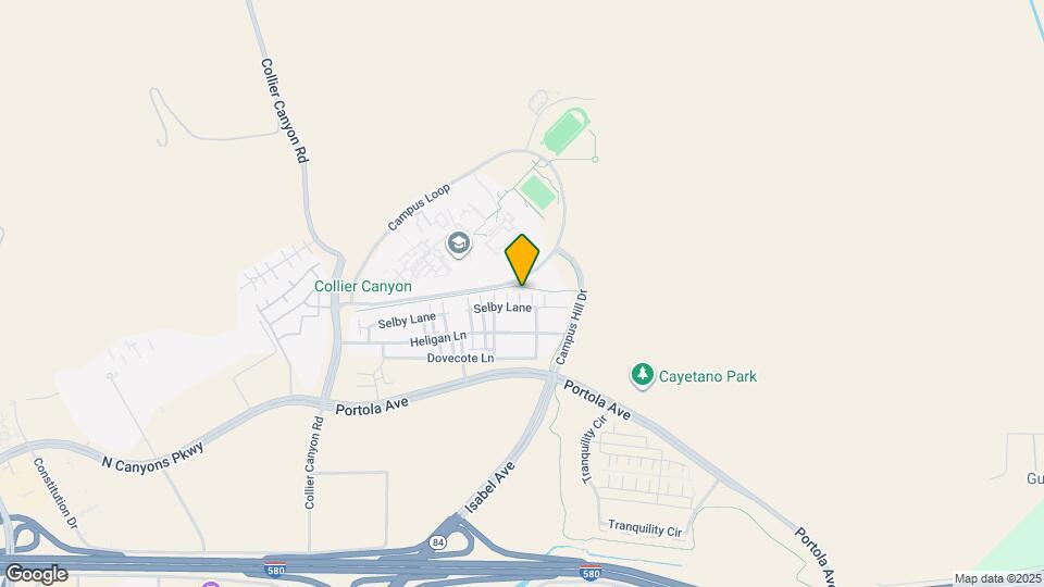 568 Selby Lane Map and Location Details