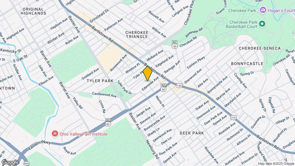 1731 Edenside Ave Mapa y Detalles de la Ubicación
